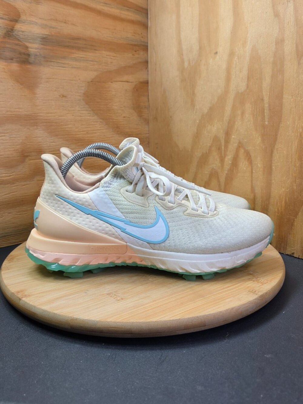 Nike Air Zoom Infinity Tour Mens White Golf Shoes Size 8